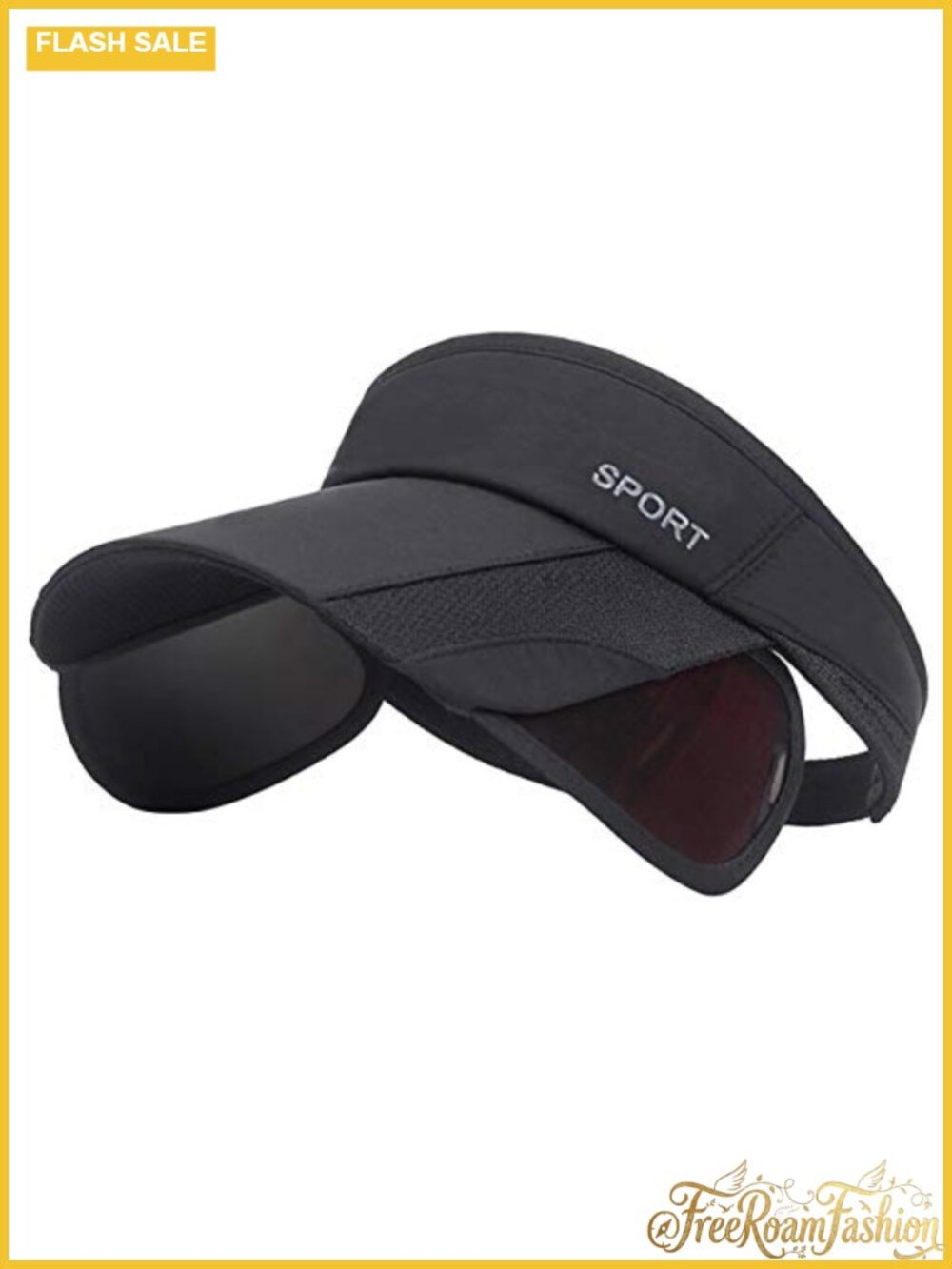 Women Adjustable Golf Visor Retractable Brim UV Protection Beach Tennis Cap